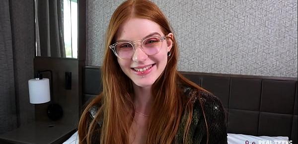  Real Teens - PAWG Redhead Jane Rogers Dicked Down During Porn Casting